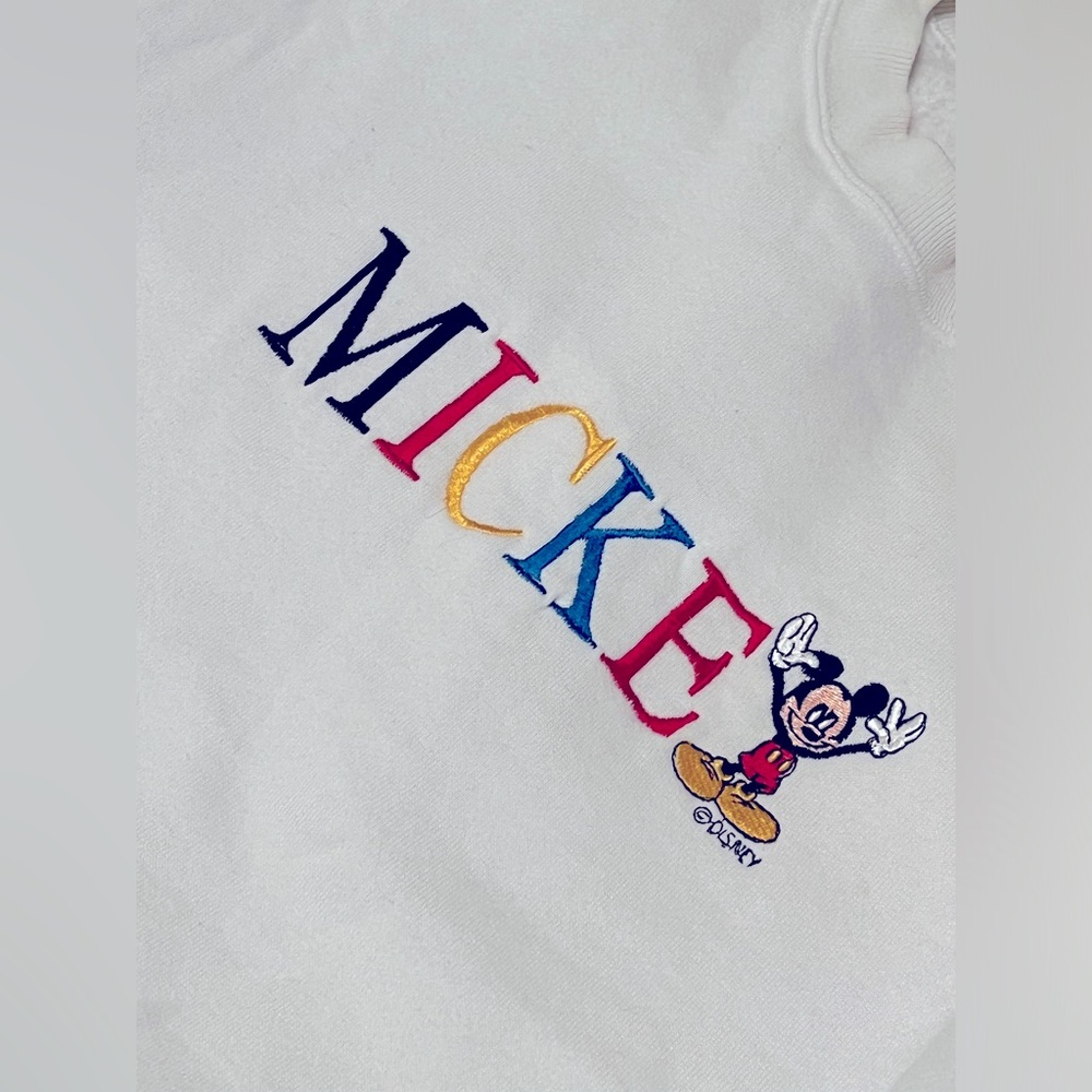 Vintage Mickey Mouse Crew Neck Sweatshirt XL | Retro Disney, Excellent Condition